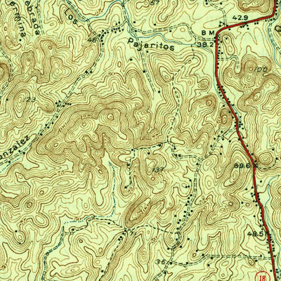 United States Geological Survey Puerto Real, PR (1941, 30000-Scale) digital map
