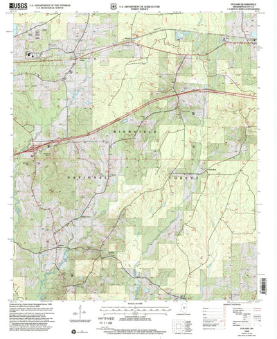 United States Geological Survey Pulaski, MS (2000, 24000-Scale) digital map