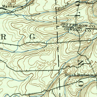 United States Geological Survey Pulaski, NY (1895, 62500-Scale) digital map