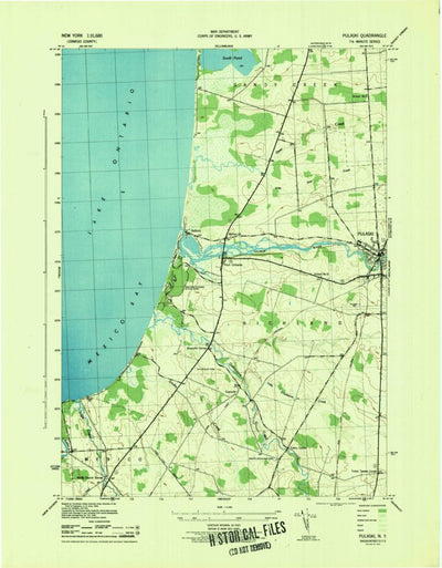 United States Geological Survey Pulaski, NY (1943, 31680-Scale) digital map