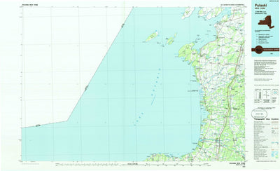 United States Geological Survey Pulaski, NY (1985, 100000-Scale) digital map