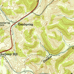 United States Geological Survey Pulaski, TN (1951, 24000-Scale) digital map