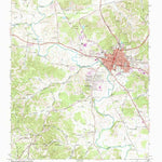 United States Geological Survey Pulaski, TN (1966, 24000-Scale) digital map