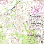 United States Geological Survey Pulaski, TN (1966, 24000-Scale) digital map