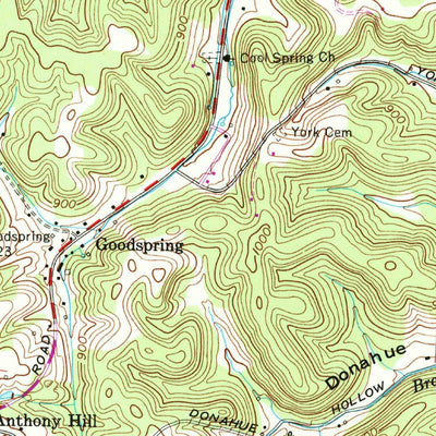 United States Geological Survey Pulaski, TN (1966, 24000-Scale) digital map