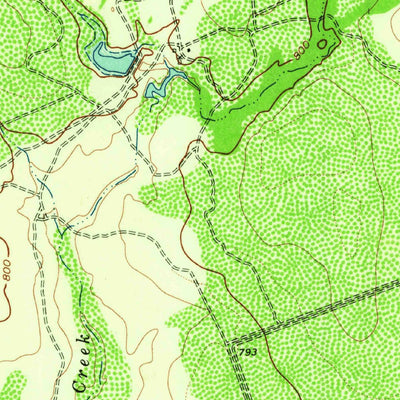 United States Geological Survey Pulliam Ranch, TX (1960, 24000-Scale) digital map