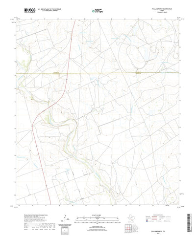 United States Geological Survey Pulliam Ranch, TX (2022, 24000-Scale) digital map