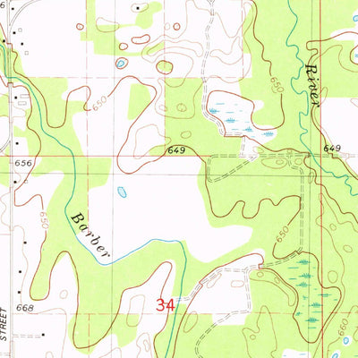 United States Geological Survey Pullman, MI (1981, 24000-Scale) digital map
