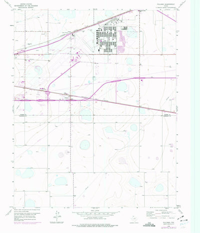 United States Geological Survey Pullman, TX (1956, 24000-Scale) digital map