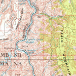 United States Geological Survey Pullman, WA-ID-OR (1955, 250000-Scale) digital map
