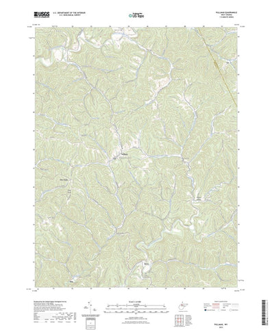 United States Geological Survey Pullman, WV (2023, 24000-Scale) digital map