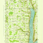 United States Geological Survey Pulteney, NY (1942, 31680-Scale) digital map