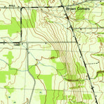 United States Geological Survey Pulteney, NY (1942, 31680-Scale) digital map