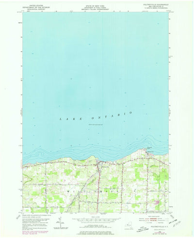 United States Geological Survey Pultneyville, NY (1952, 24000-Scale) digital map