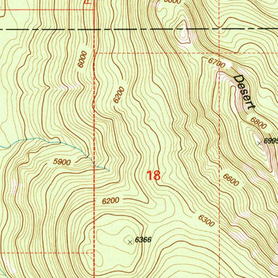 United States Geological Survey Pumice Desert West, OR (1998, 24000-Scale) digital map
