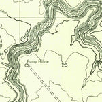 United States Geological Survey Pump Ranch Tank, AZ (1955, 24000-Scale) digital map