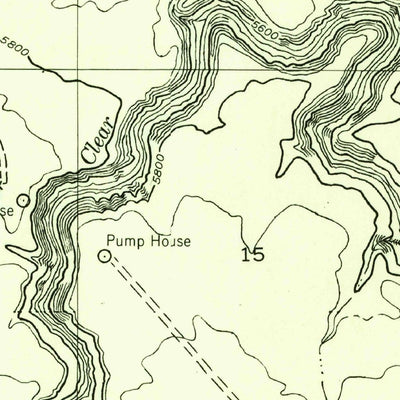 United States Geological Survey Pump Ranch Tank, AZ (1955, 24000-Scale) digital map