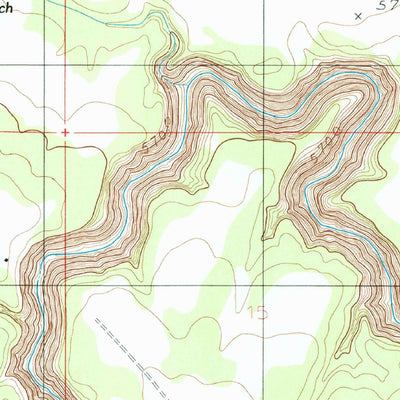 United States Geological Survey Pump Ranch Tank, AZ (1986, 24000-Scale) digital map