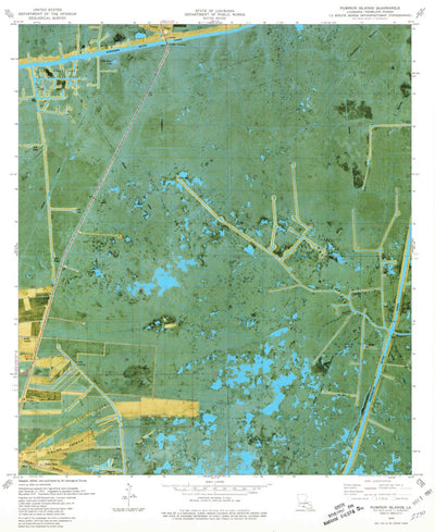 United States Geological Survey Pumpkin Islands, LA (1979, 24000-Scale) digital map