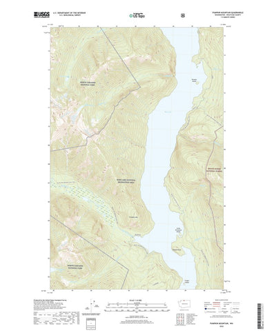 United States Geological Survey Pumpkin Mountain, WA (2020, 24000-Scale) digital map