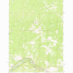 United States Geological Survey Pungo Mountain, ID (1973, 24000-Scale) digital map