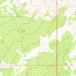 United States Geological Survey Pungo Mountain, ID (1973, 24000-Scale) digital map