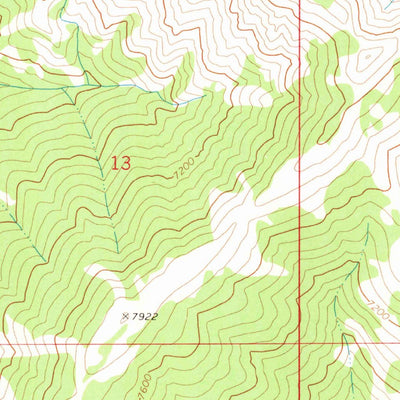 United States Geological Survey Pungo Mountain, ID (1973, 24000-Scale) digital map