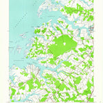 United States Geological Survey Pungoteague, VA (1943, 24000-Scale) digital map