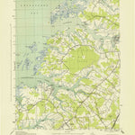 United States Geological Survey Pungoteague, VA (1943, 31680-Scale) digital map