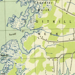 United States Geological Survey Pungoteague, VA (1943, 31680-Scale) digital map