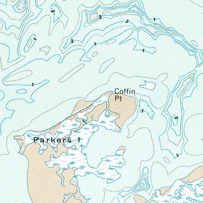 United States Geological Survey Pungoteague, VA (1968, 24000-Scale) digital map