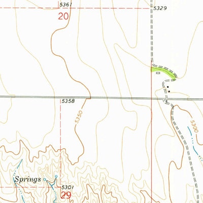 United States Geological Survey Punkin Center, CO (1977, 24000-Scale) digital map