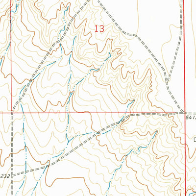 United States Geological Survey Punkin Center, CO (1977, 24000-Scale) digital map