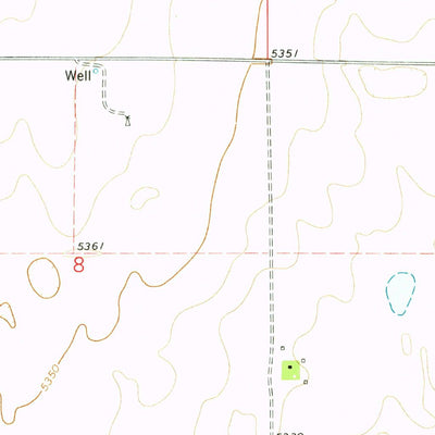 United States Geological Survey Punkin Center NW, CO (1978, 24000-Scale) digital map