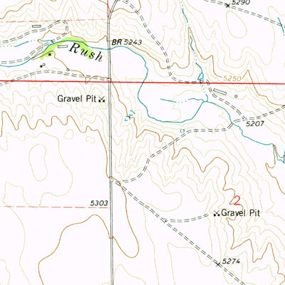 United States Geological Survey Punkin Center NW, CO (1978, 24000-Scale) digital map