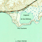 United States Geological Survey Punta Cucharas, PR (1952, 30000-Scale) digital map