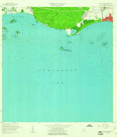 United States Geological Survey Punta Cucharas, PR (1958, 20000-Scale) digital map