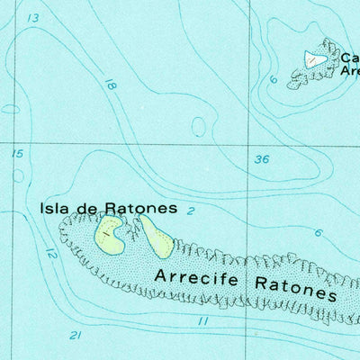 United States Geological Survey Punta Cucharas, PR (1962, 20000-Scale) digital map
