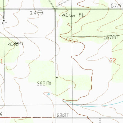 United States Geological Survey Punta De Agua, NM (1986, 24000-Scale) digital map