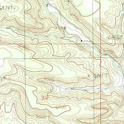 United States Geological Survey Punta De Agua, NM (1986, 24000-Scale) digital map