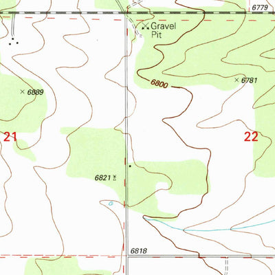 United States Geological Survey Punta De Agua, NM (1995, 24000-Scale) digital map