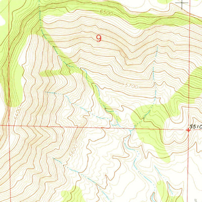 United States Geological Survey Punta Del Chorro, NM (1972, 24000-Scale) digital map