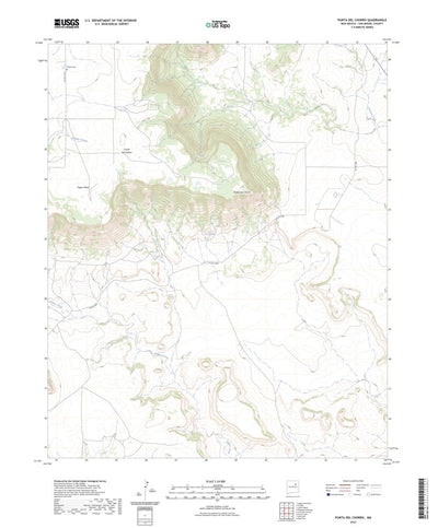 United States Geological Survey Punta Del Chorro, NM (2023, 24000-Scale) digital map