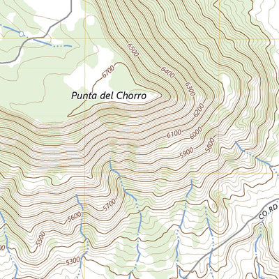 United States Geological Survey Punta Del Chorro, NM (2023, 24000-Scale) digital map