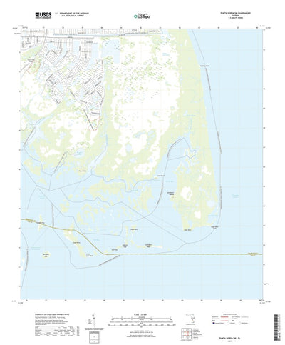 United States Geological Survey Punta Gorda SW, FL (2021, 24000-Scale) digital map