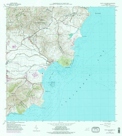 United States Geological Survey Punta Guayanes, PR (1960, 20000-Scale) digital map
