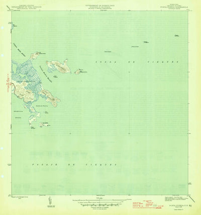 United States Geological Survey Punta Puerca, PR (1946, 30000-Scale) digital map
