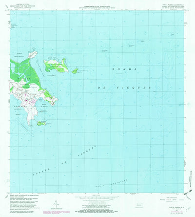 United States Geological Survey Punta Puerca, PR (1957, 20000-Scale) digital map