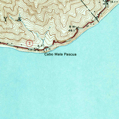 United States Geological Survey Punta Tuna, PR (1945, 30000-Scale) digital map