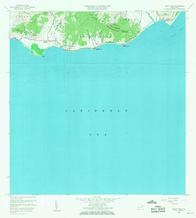 United States Geological Survey Punta Tuna, PR (1960, 20000-Scale) digital map